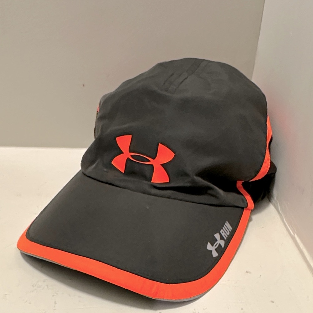Under Armour dark gray Cap with Orange Highlights